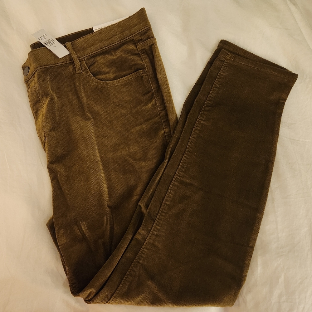 NWT Loft Corduroy Pants